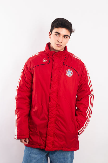 2008 Vintage Adidas Bayern Munich Padded Training Jacket (M/L)