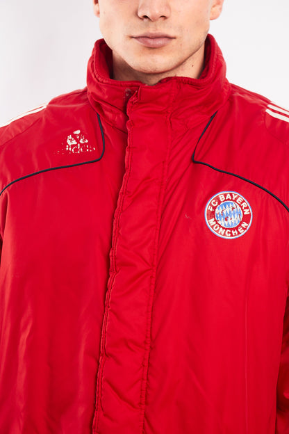 2008 Vintage Adidas Bayern Munich Padded Training Jacket (M/L)