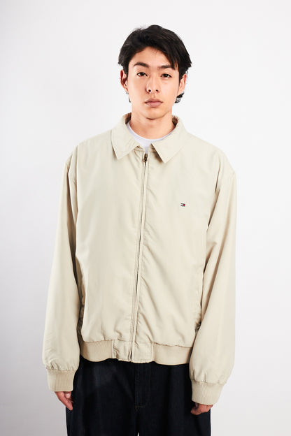 2000 Vintage Tommy Hilfiger Beige Harrington (M)