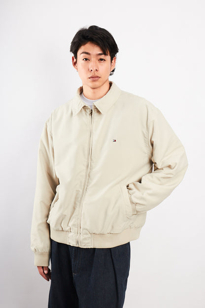 2000 Vintage Tommy Hilfiger Beige Harrington (M)
