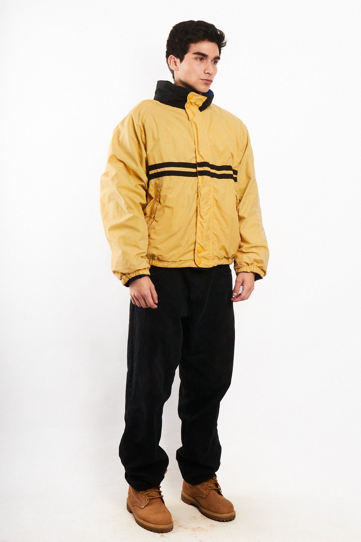 2000 Vintage Nautica Competition Reversible Spellout / Polar Jacket (M/L)
