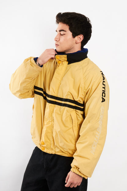 2000 Vintage Nautica Competition Reversible Spellout / Polar Jacket (M/L)
