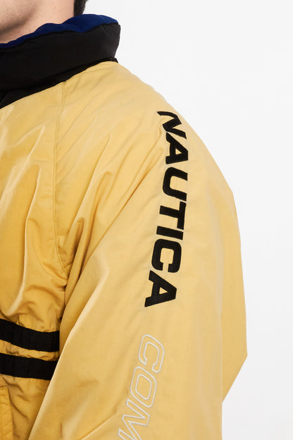 2000 Vintage Nautica Competition Reversible Spellout / Polar Jacket (M/L)
