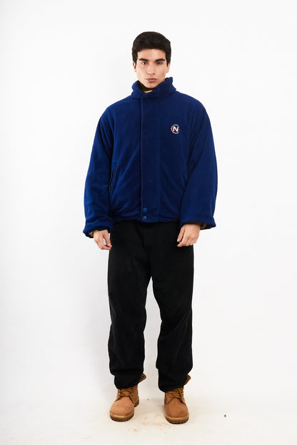 2000 Vintage Nautica Competition Reversible Spellout / Polar Jacket (M/L)
