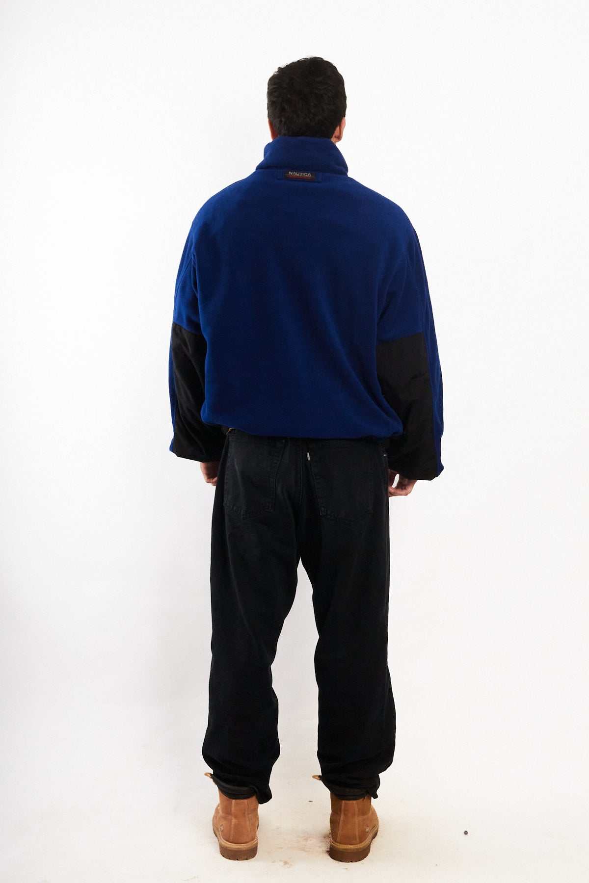 2000 Vintage Nautica Competition Reversible Spellout / Polar Jacket (M/L)