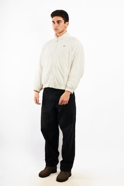 2000 Vintage Lacoste Cream Windbreaker Jacket (M/L)