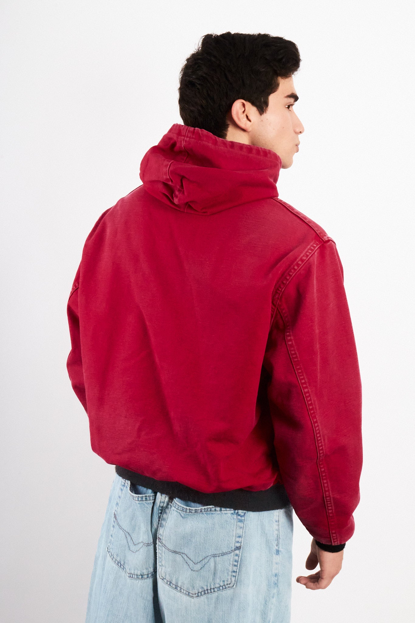 1990 Vintage Carhartt JR110 Light Red Active Jacket (M)