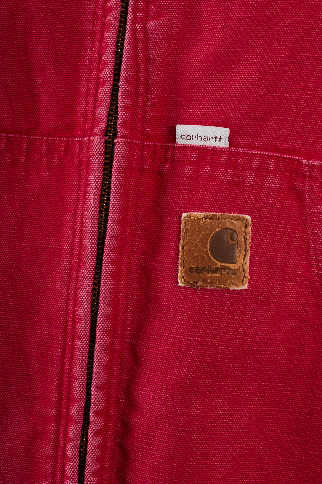 1990 Vintage Carhartt JR110 Light Red Active Jacket (M)
