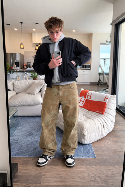 Y2K Vintage True Religion Ricky Acid Wash Camo Jean (34)