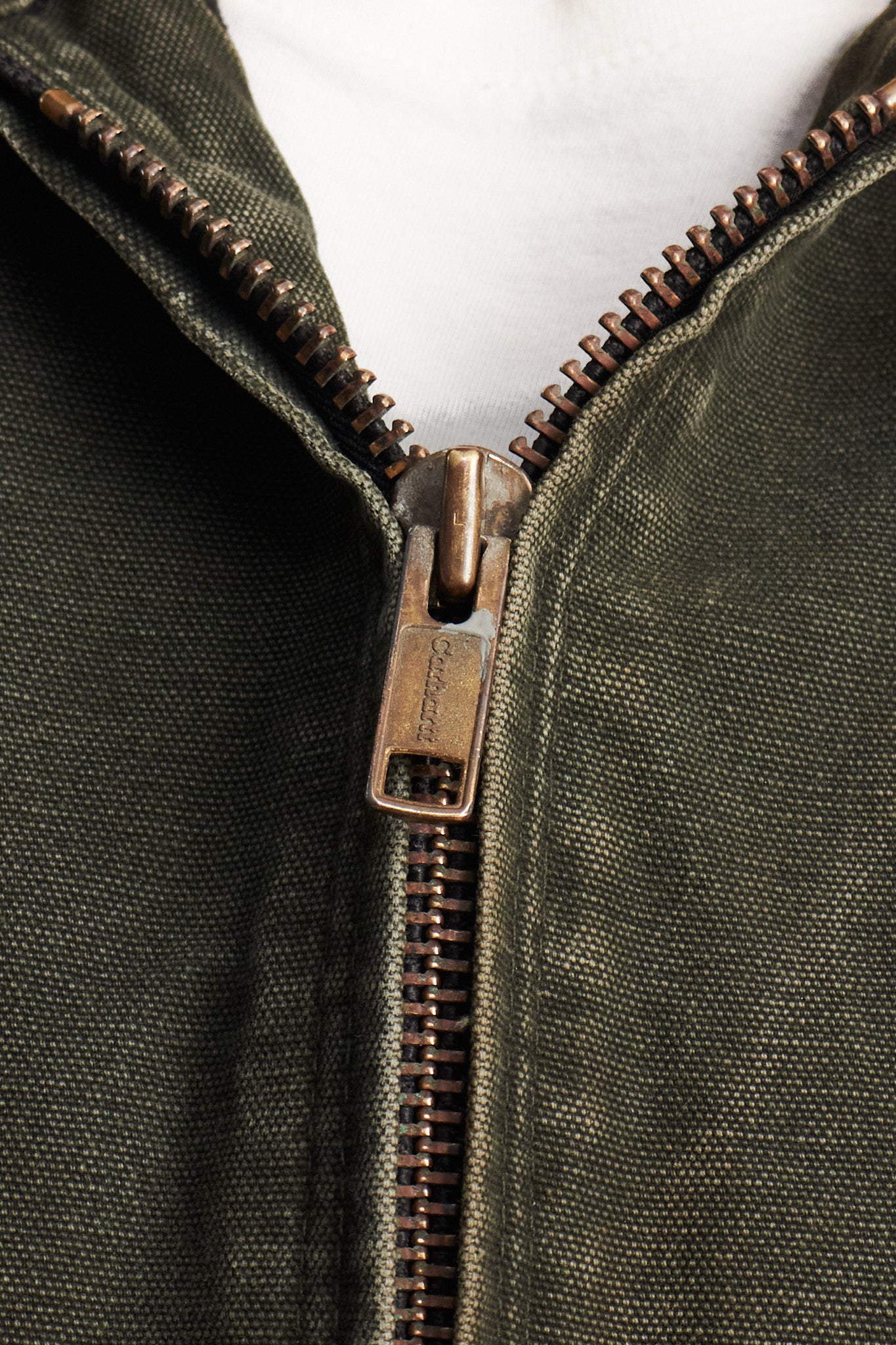 Vintage Carhartt "Kanye West" Faded Moss Green Duck Active Jacket (M/L)