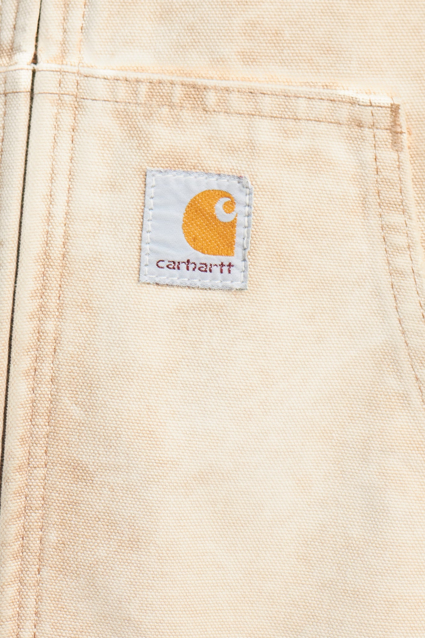 1998 Vintage Carhartt AJR106 Thermal Acid Wash Tan Active Jacket (M)
