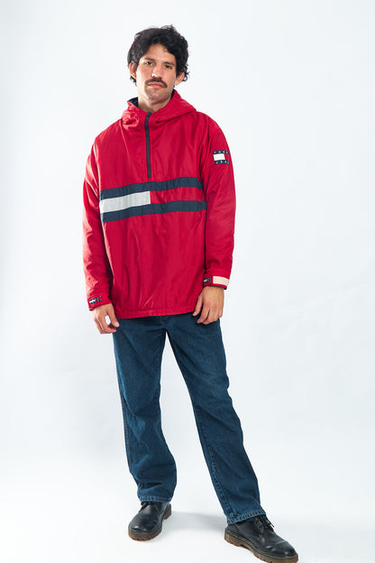 1990 Tommy Jeans Flag Quarter Zip Jacket (M/L)