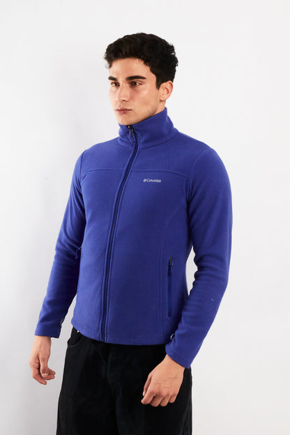 2000 Vintage Columbia Purple Fleece Jacket (S)