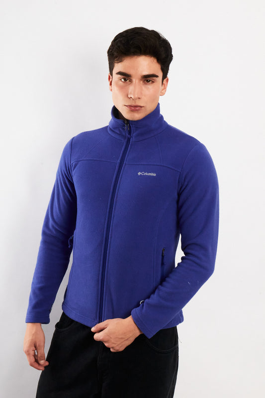 2000 Vintage Columbia Purple Fleece Jacket (S)