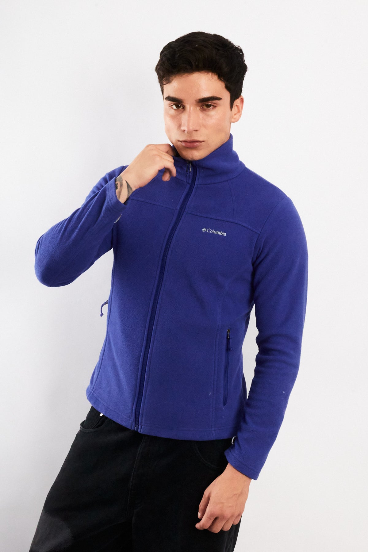 2000 Vintage Columbia Purple Fleece Jacket (S)