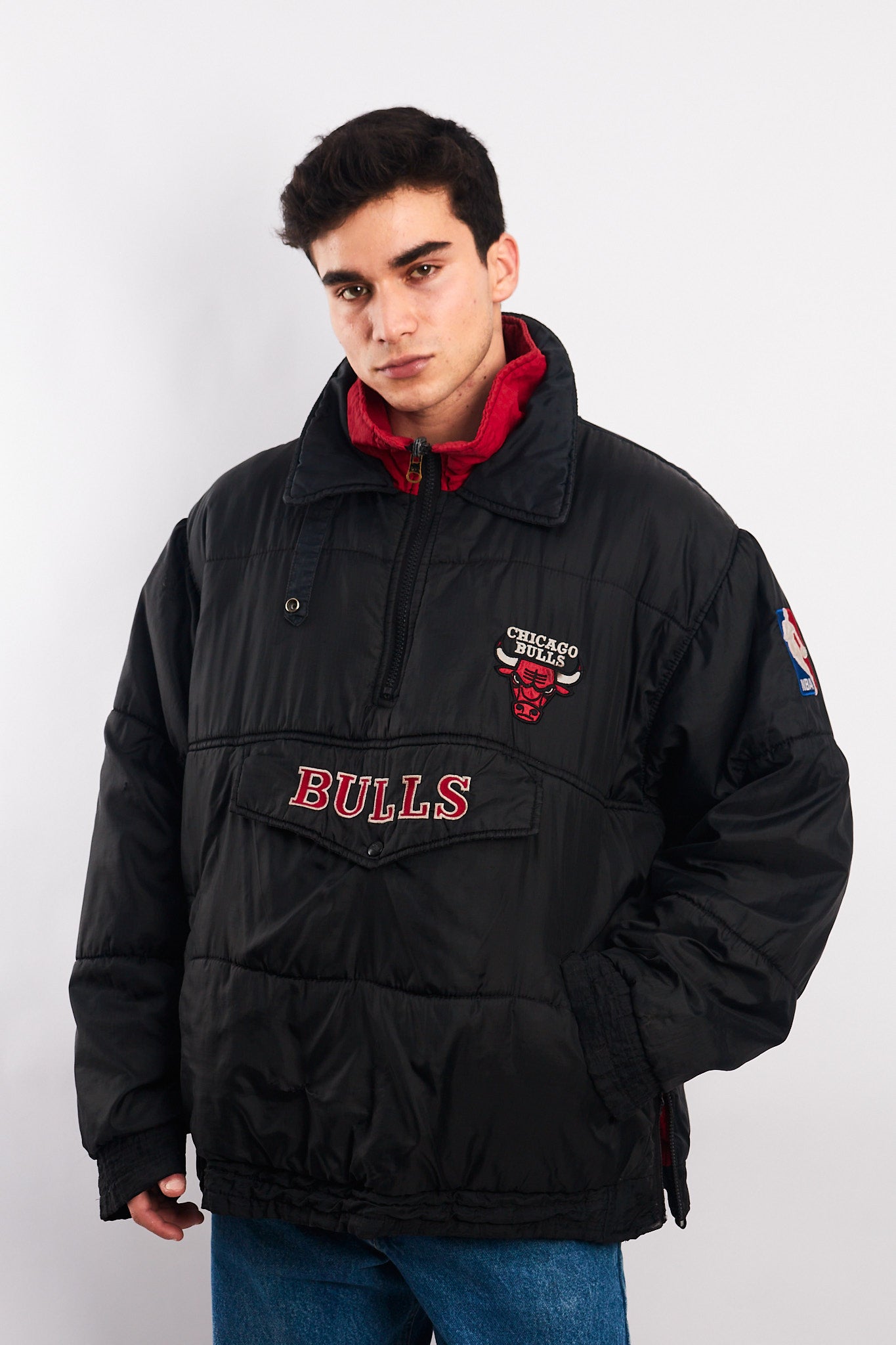 1990 Vintage Pro Player NBA Chicago Bulls Reversible Jacket (L/XL)