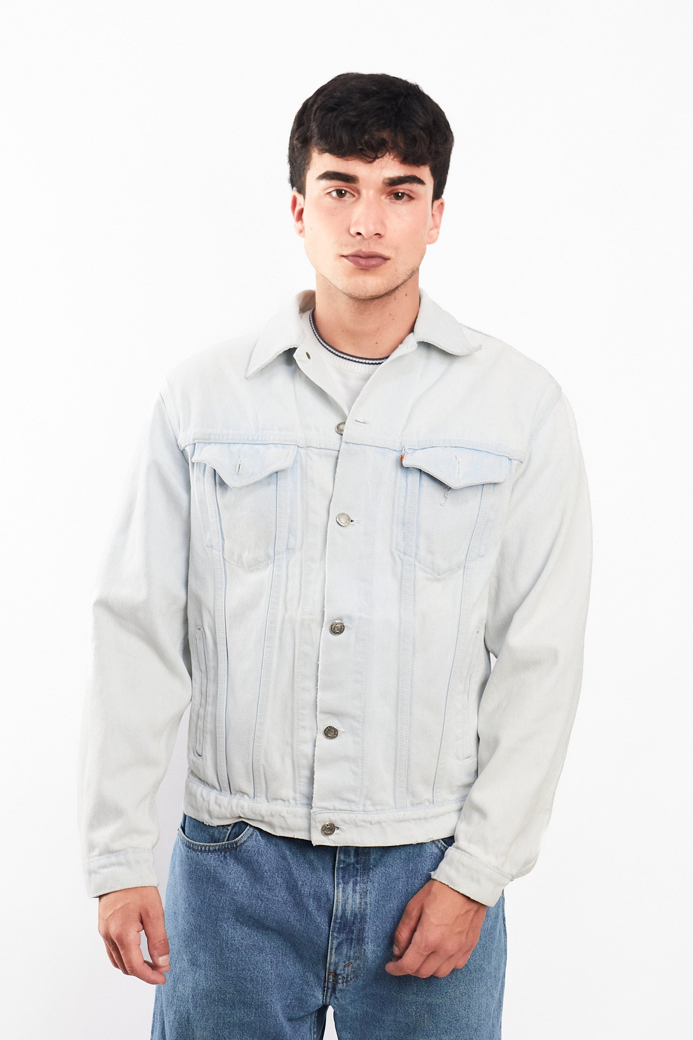 1990 Vintage Levi's Orange Tab Ice Trucker Jacket (M)