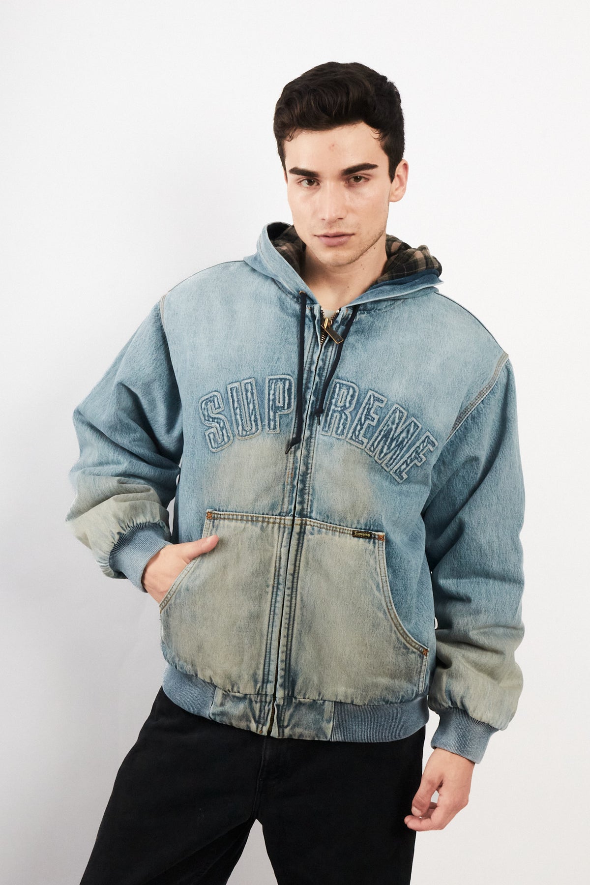 Supreme X 3M Reflective Arc Hooded Active Jacket (M)