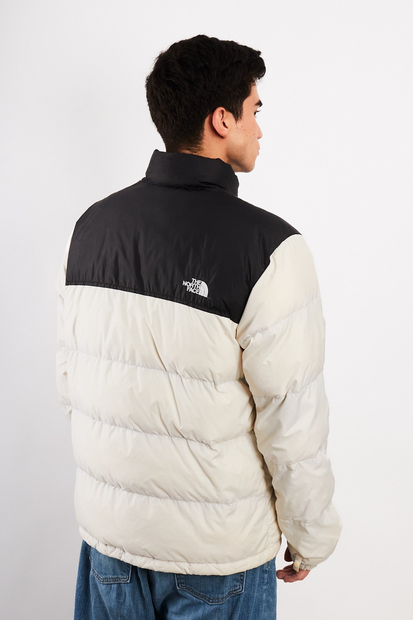 1996 The North Face Retro Nustpe White Down Puffer Jacket (M/L)