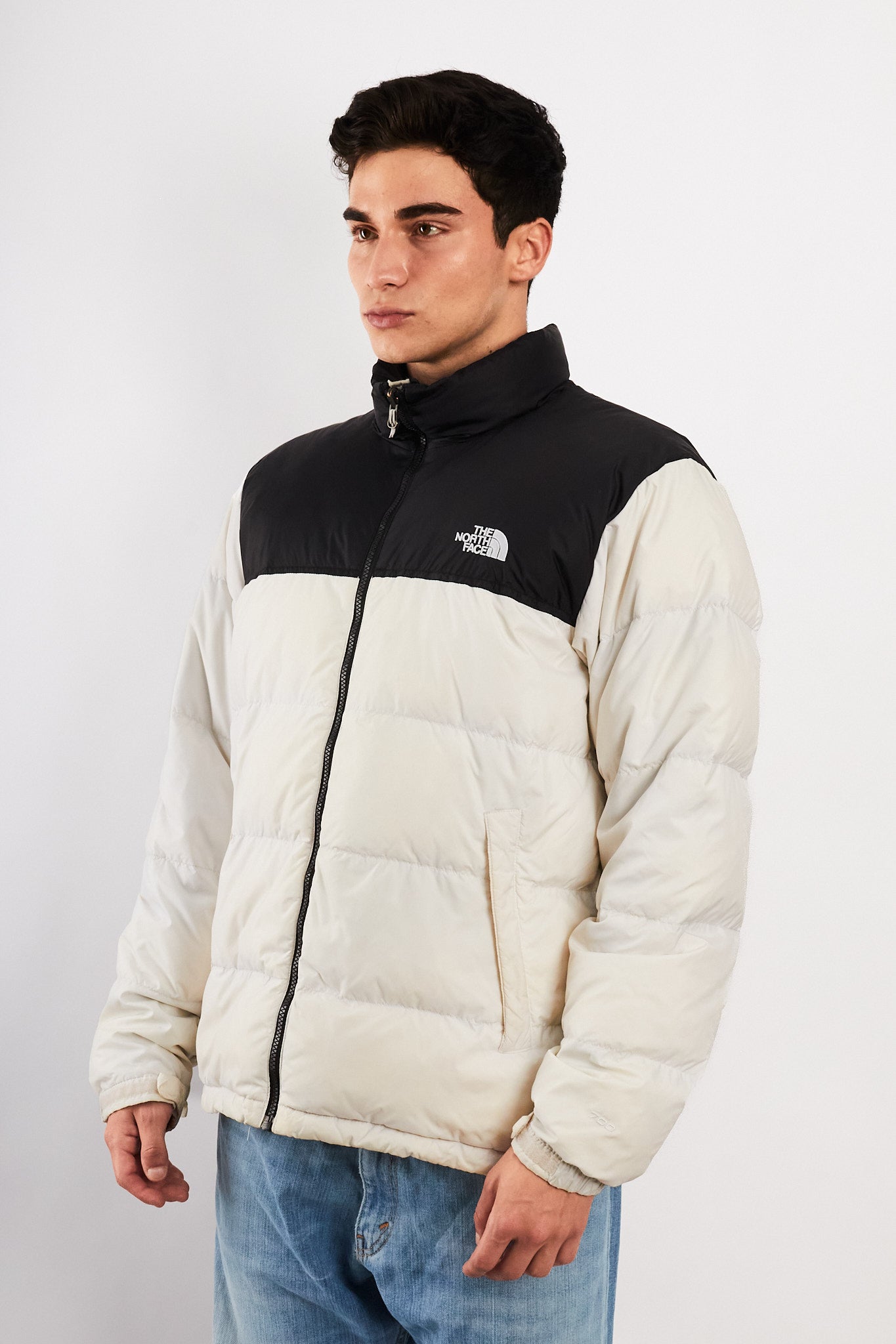1996 The North Face Retro Nustpe White Down Puffer Jacket (M/L)