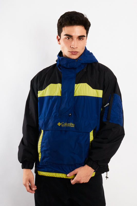 1990 Vintage Columbia Colorblock Anorak (M)