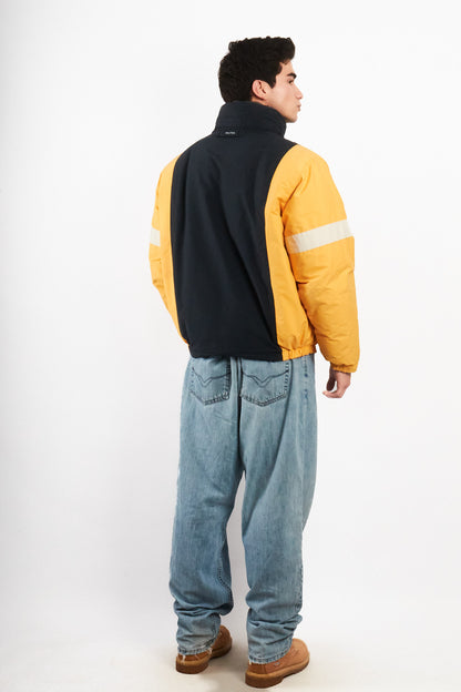 2000 VIntage Nautica Impermeable Reversible Colorblock / Puffer Jacket (L)