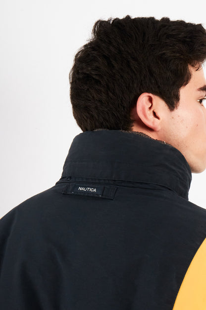 2000 VIntage Nautica Impermeable Reversible Colorblock / Puffer Jacket (L)