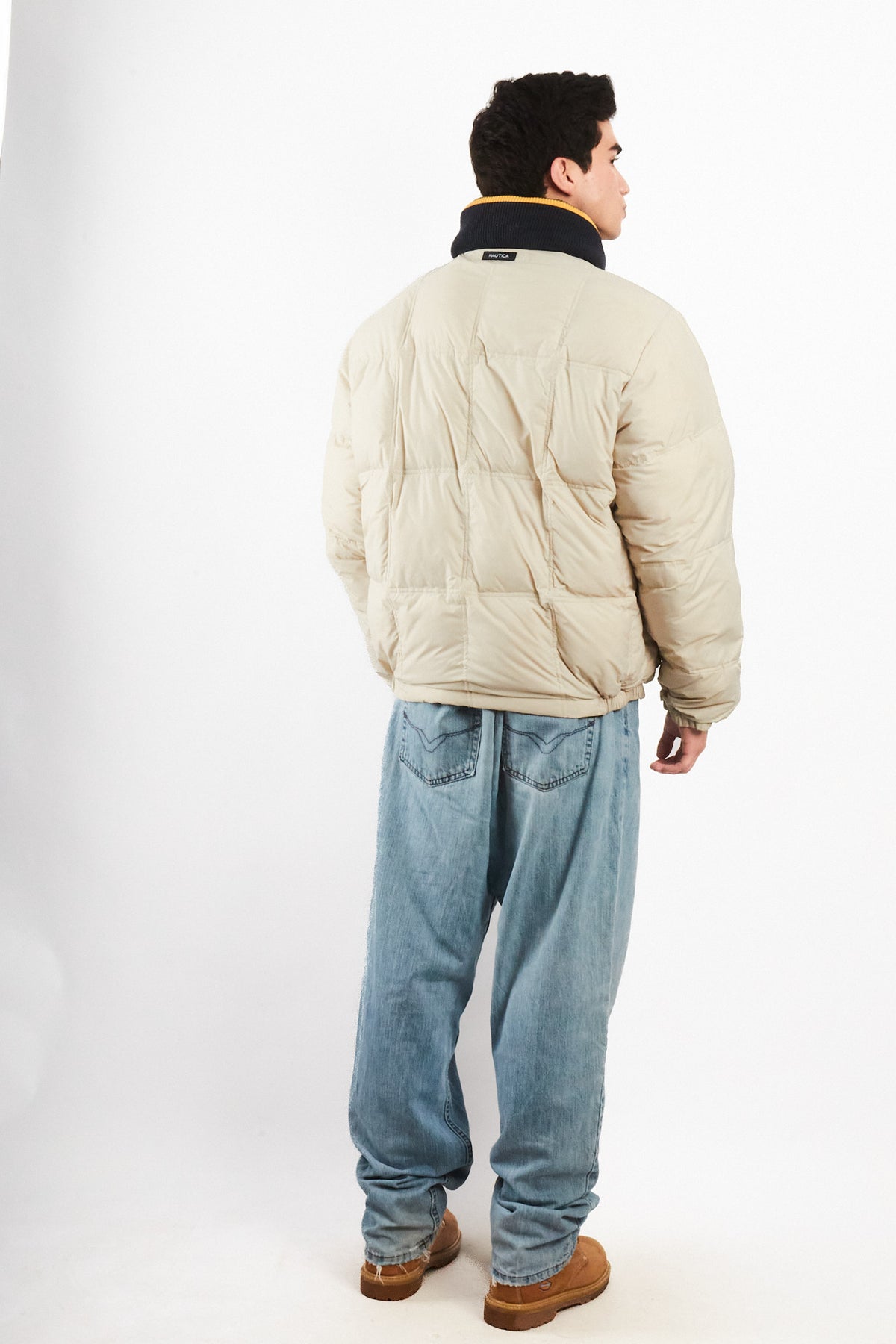 2000 VIntage Nautica Impermeable Reversible Colorblock / Puffer Jacket (L)