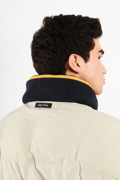 2000 VIntage Nautica Impermeable Reversible Colorblock / Puffer Jacket (L)