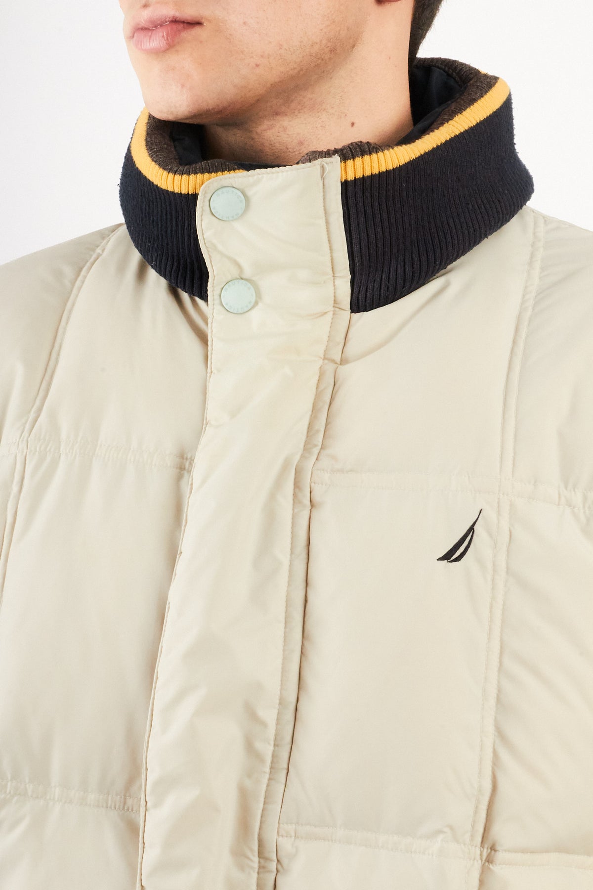 2000 VIntage Nautica Impermeable Reversible Colorblock / Puffer Jacket (L)