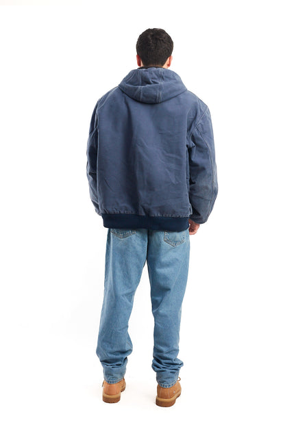 Vintage Carhartt J140 Faded Navy Duck Active Jacket (XL)