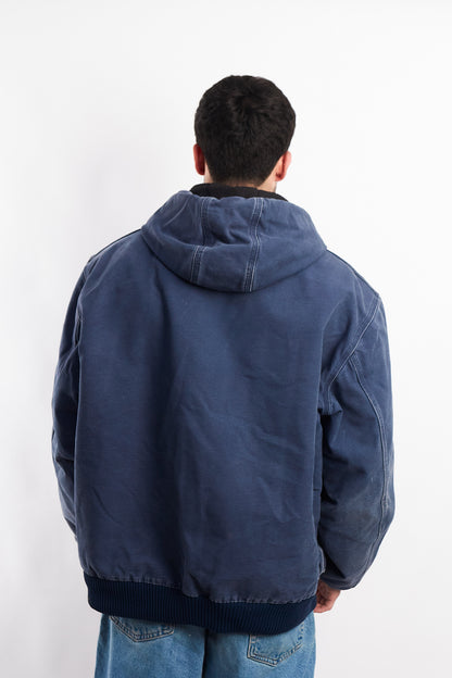 Vintage Carhartt J140 Faded Navy Duck Active Jacket (XL)