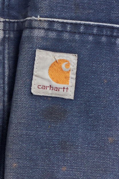 Vintage Carhartt J140 Faded Navy Duck Active Jacket (XL)