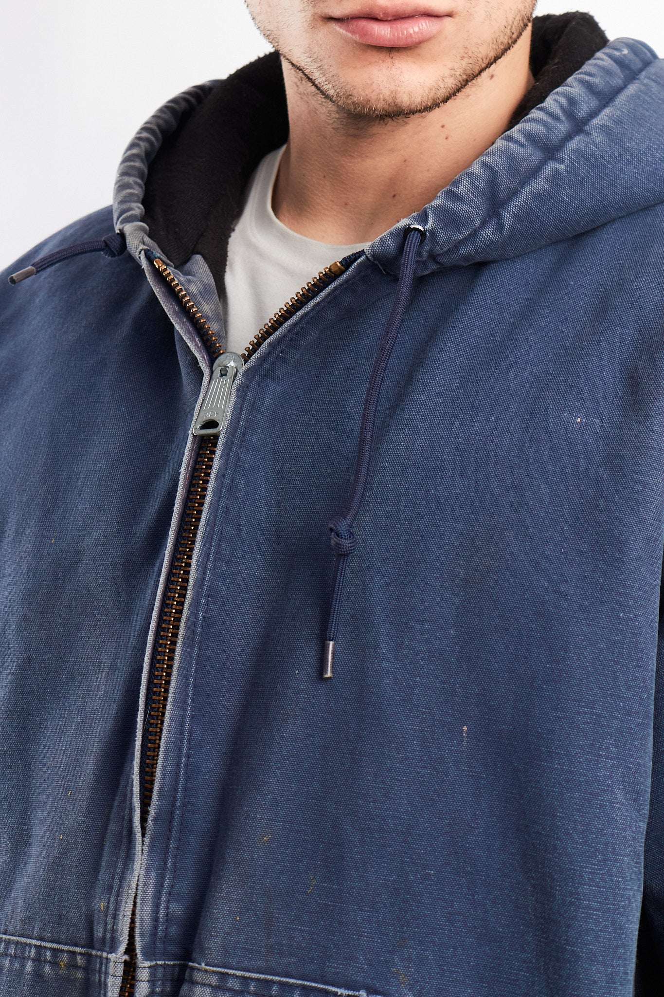 Vintage Carhartt J140 Faded Navy Duck Active Jacket (XL)