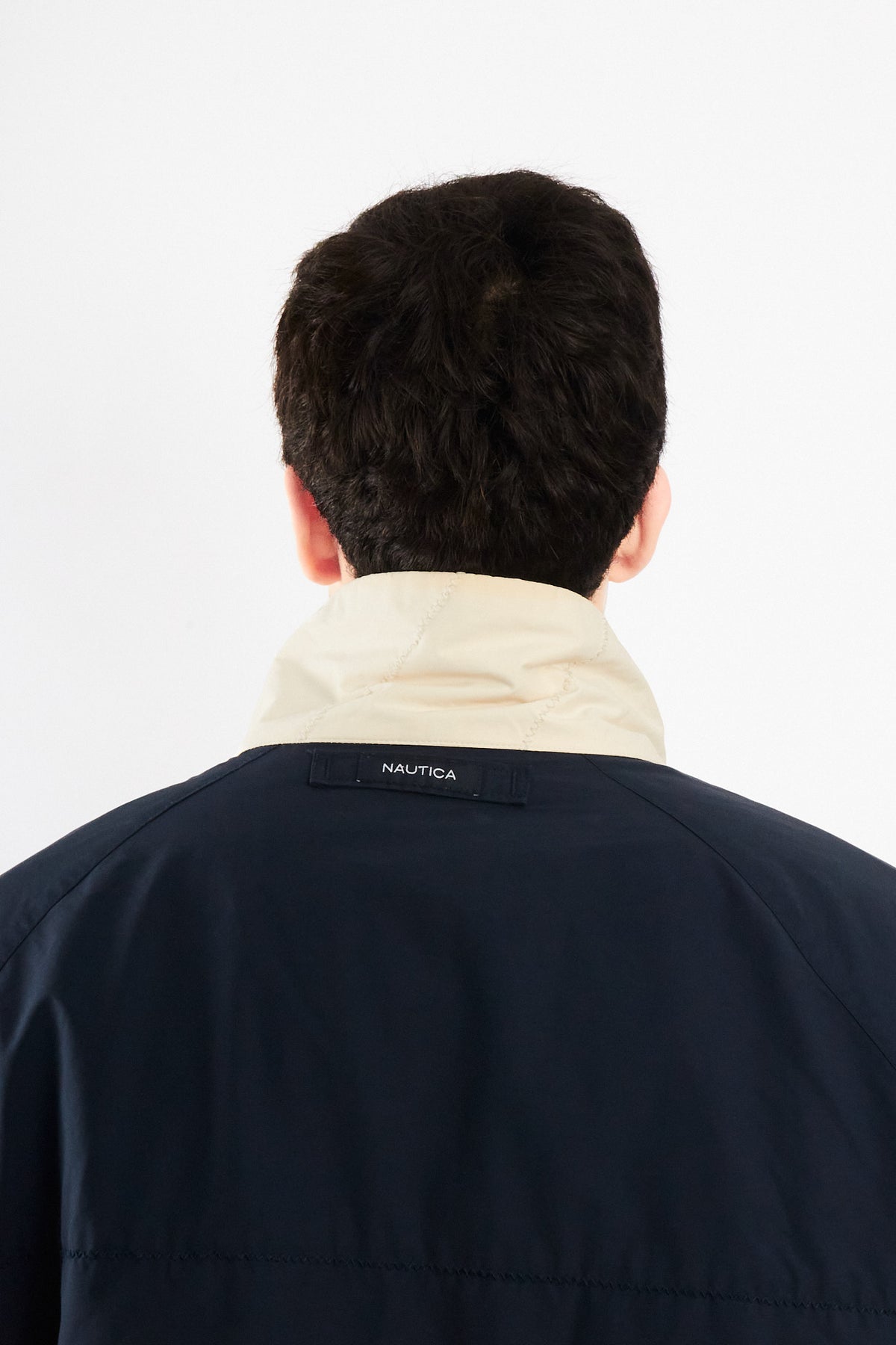 2000 Vintage Nautica Colorblock Impermeable Spellout Jacket (L/XL)