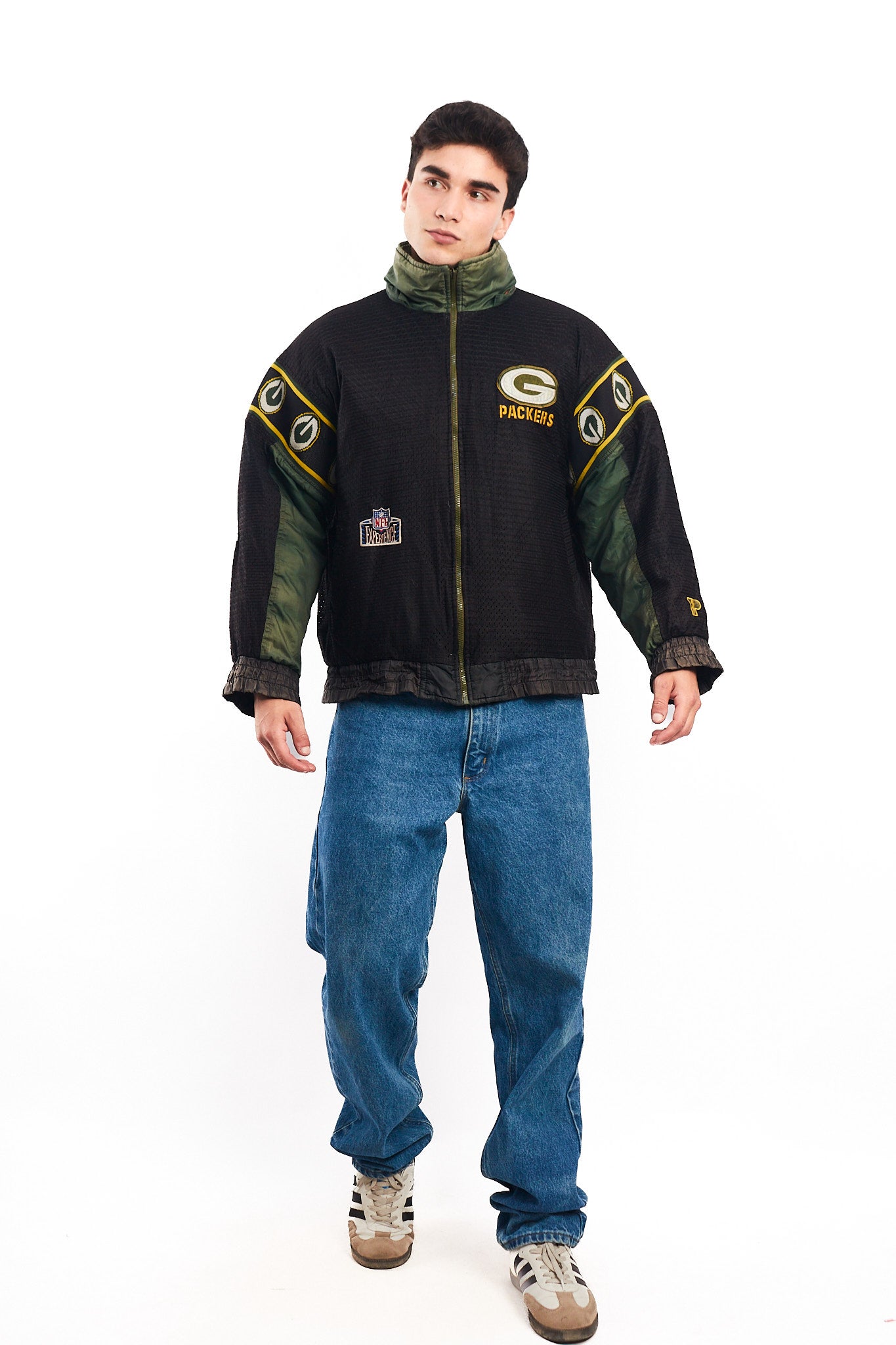 1990 Vintage ProPlayer Green Bay Packers Reversible Jacket (M/L)