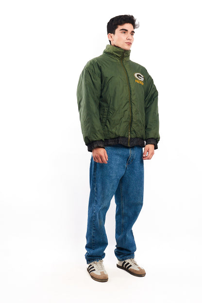 1990 Vintage ProPlayer Green Bay Packers Reversible Jacket (M/L)