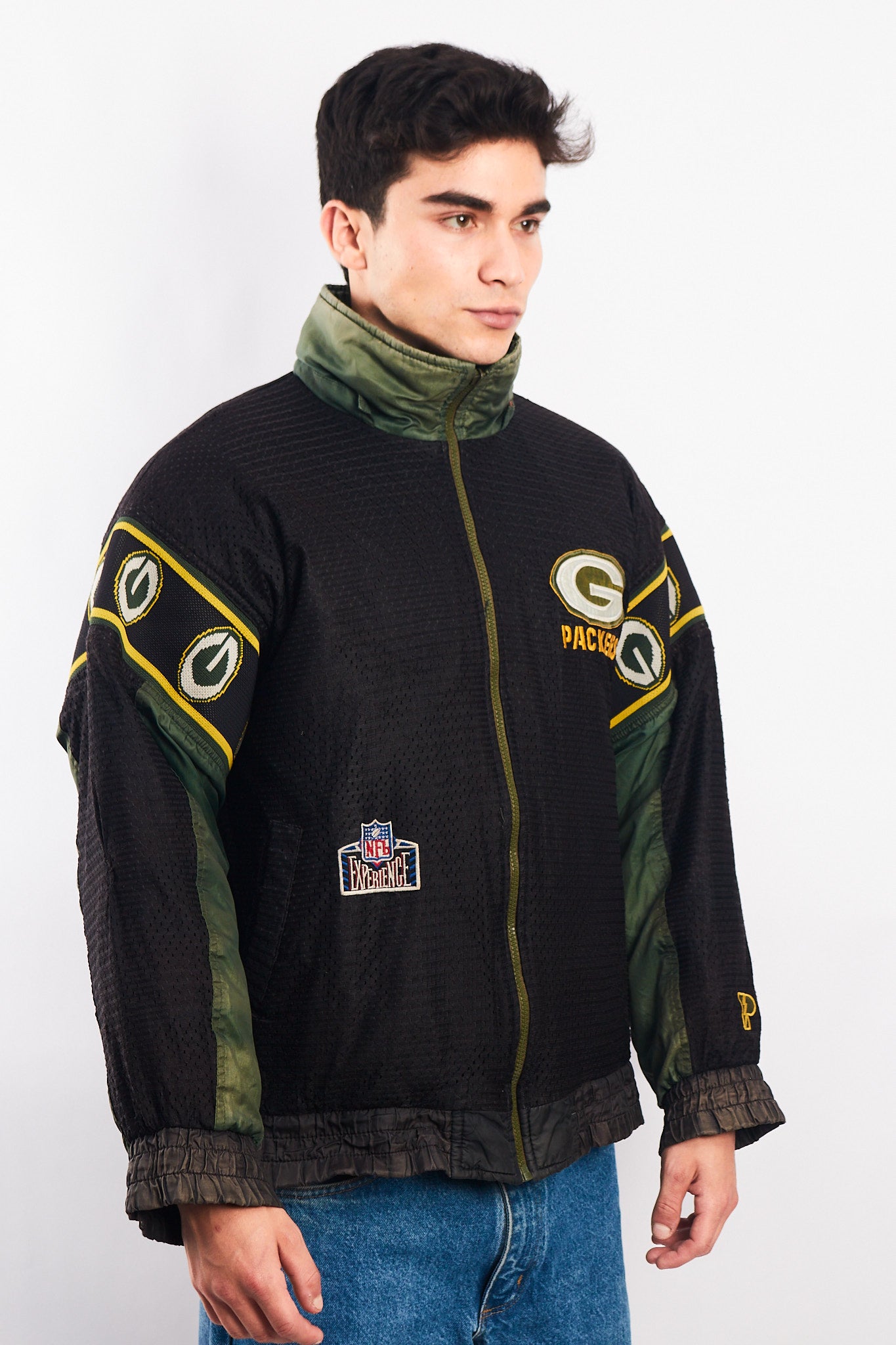 1990 Vintage ProPlayer Green Bay Packers Reversible Jacket (M/L)