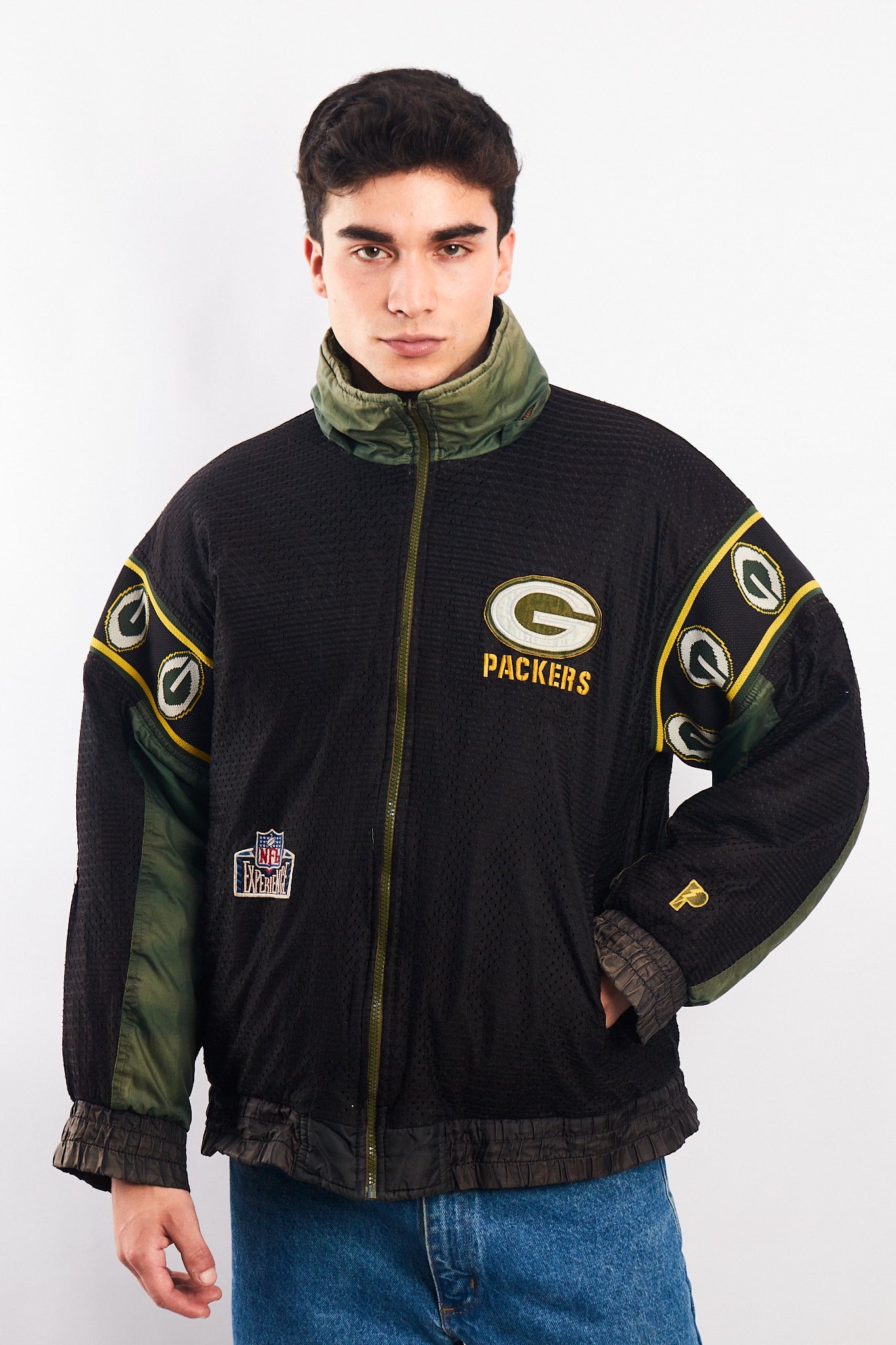 1990 Vintage ProPlayer Green Bay Packers Reversible Jacket (M/L)
