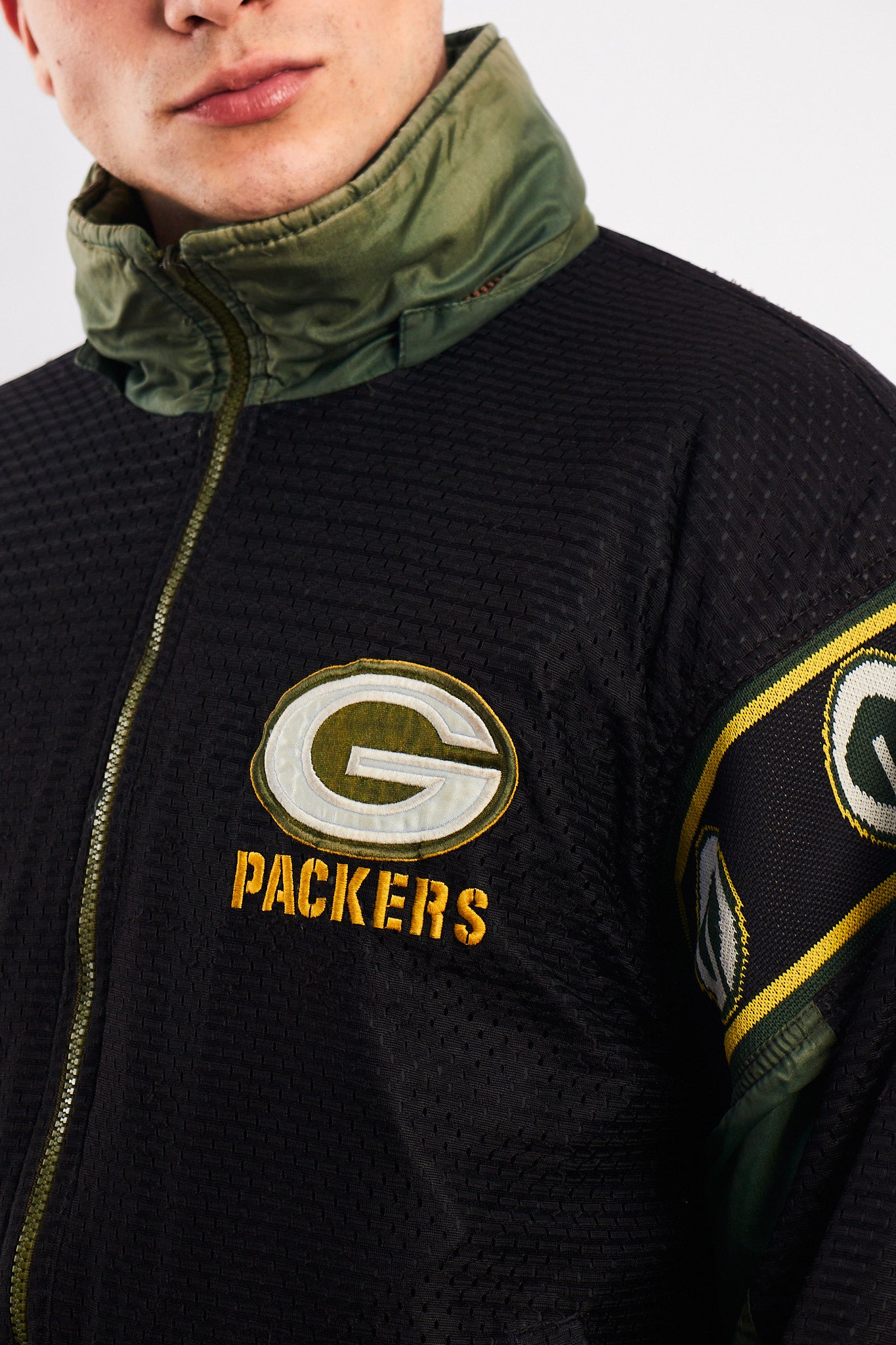 1990 Vintage ProPlayer Green Bay Packers Reversible Jacket (M/L)