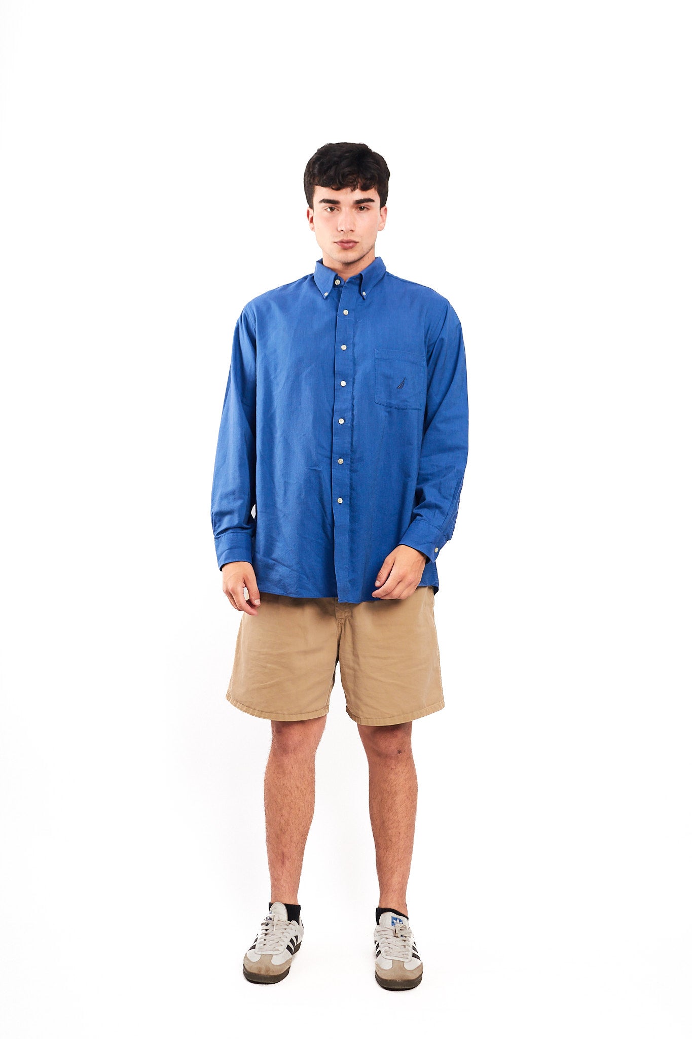 2000 Nautica Royal Blue Shirt (M/L)