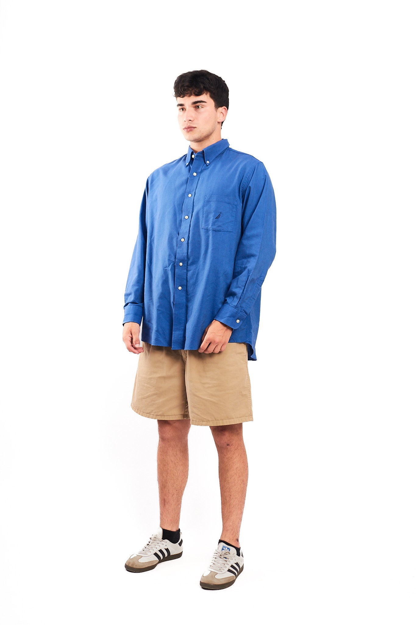 2000 Nautica Royal Blue Shirt (M/L)