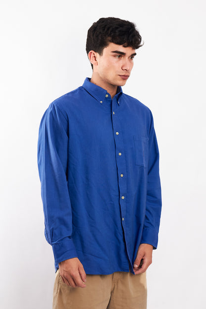 2000 Nautica Royal Blue Shirt (M/L)