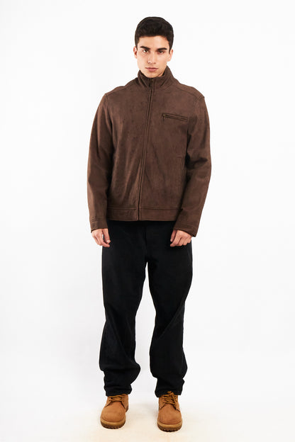 2000 Vintage Tommy Hilfiger Brown Bomber Jacket (M/L)