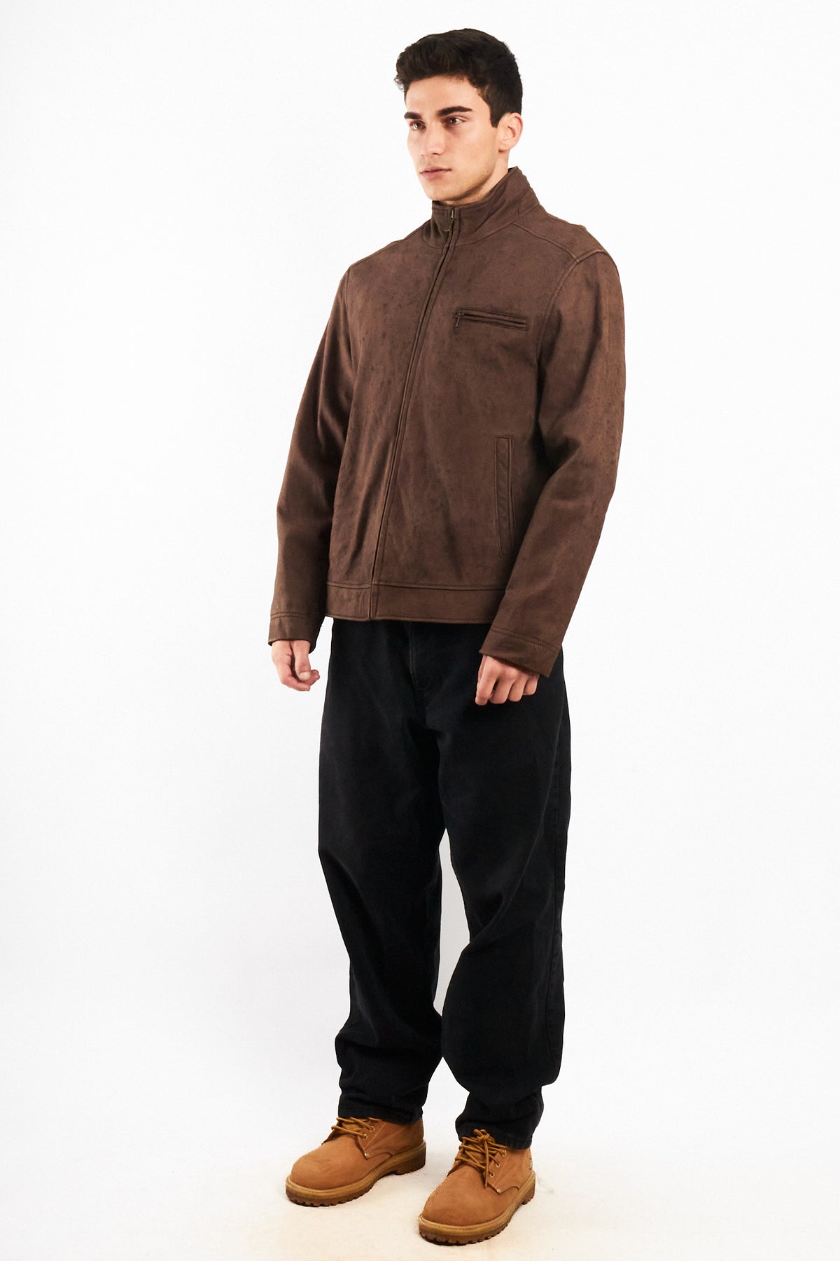 2000 Vintage Tommy Hilfiger Brown Bomber Jacket (M/L)