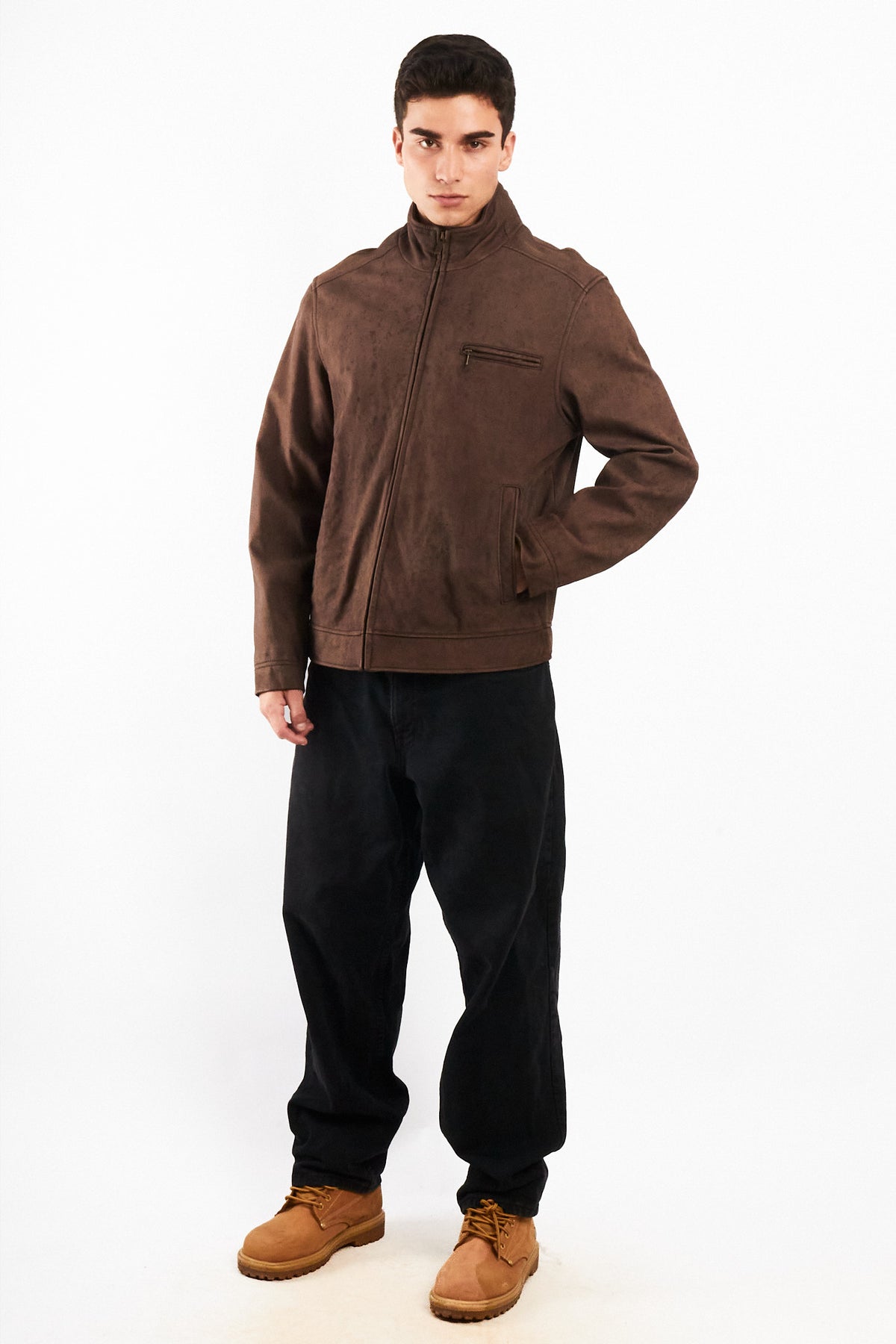 2000 Vintage Tommy Hilfiger Brown Bomber Jacket (M/L)