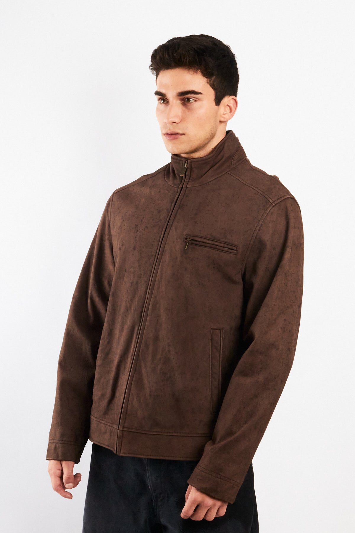 2000 Vintage Tommy Hilfiger Brown Bomber Jacket (M/L)