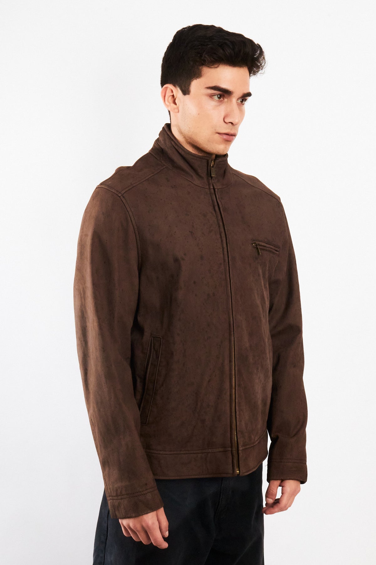 2000 Vintage Tommy Hilfiger Brown Bomber Jacket (M/L)