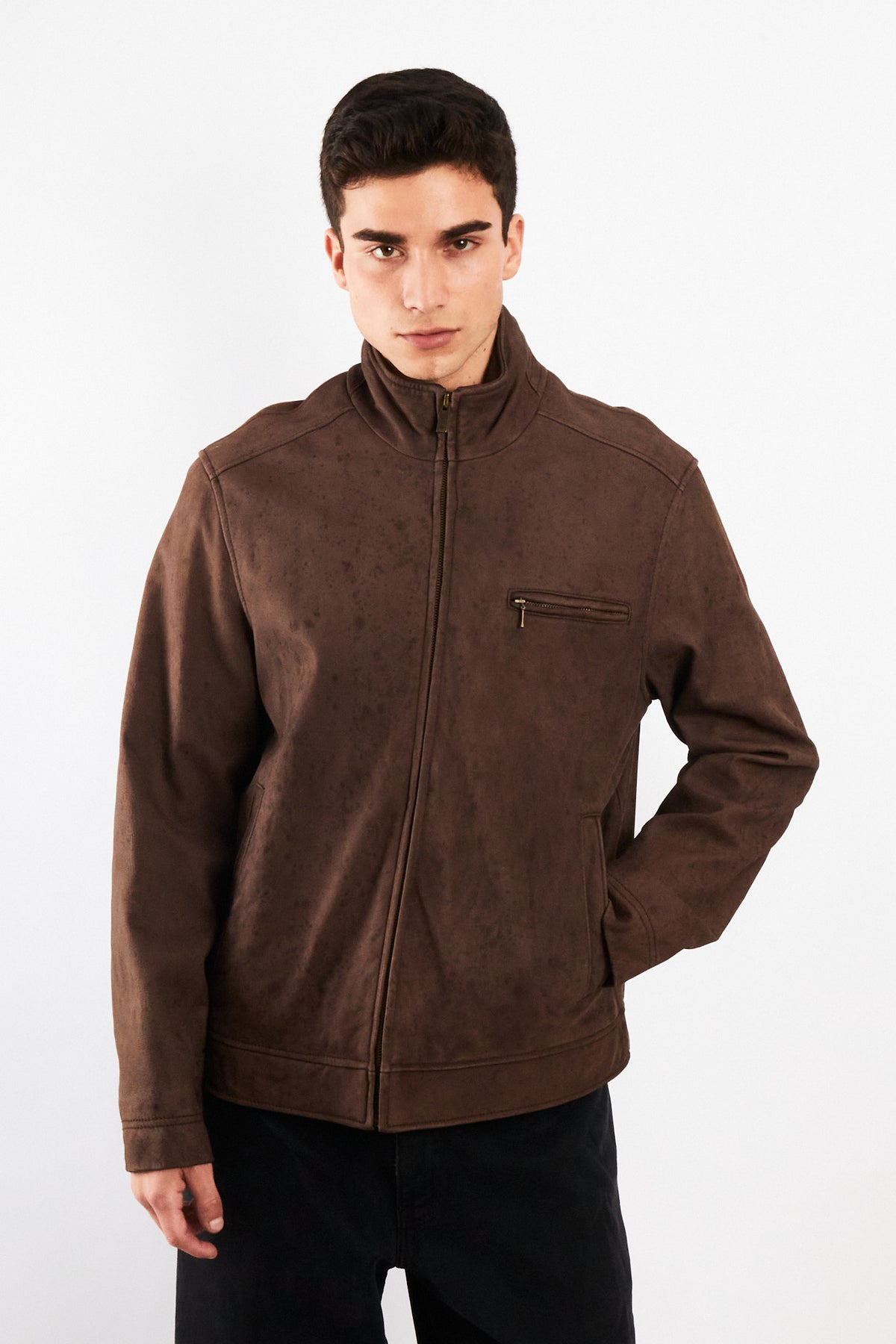 2000 Vintage Tommy Hilfiger Brown Bomber Jacket (M/L)