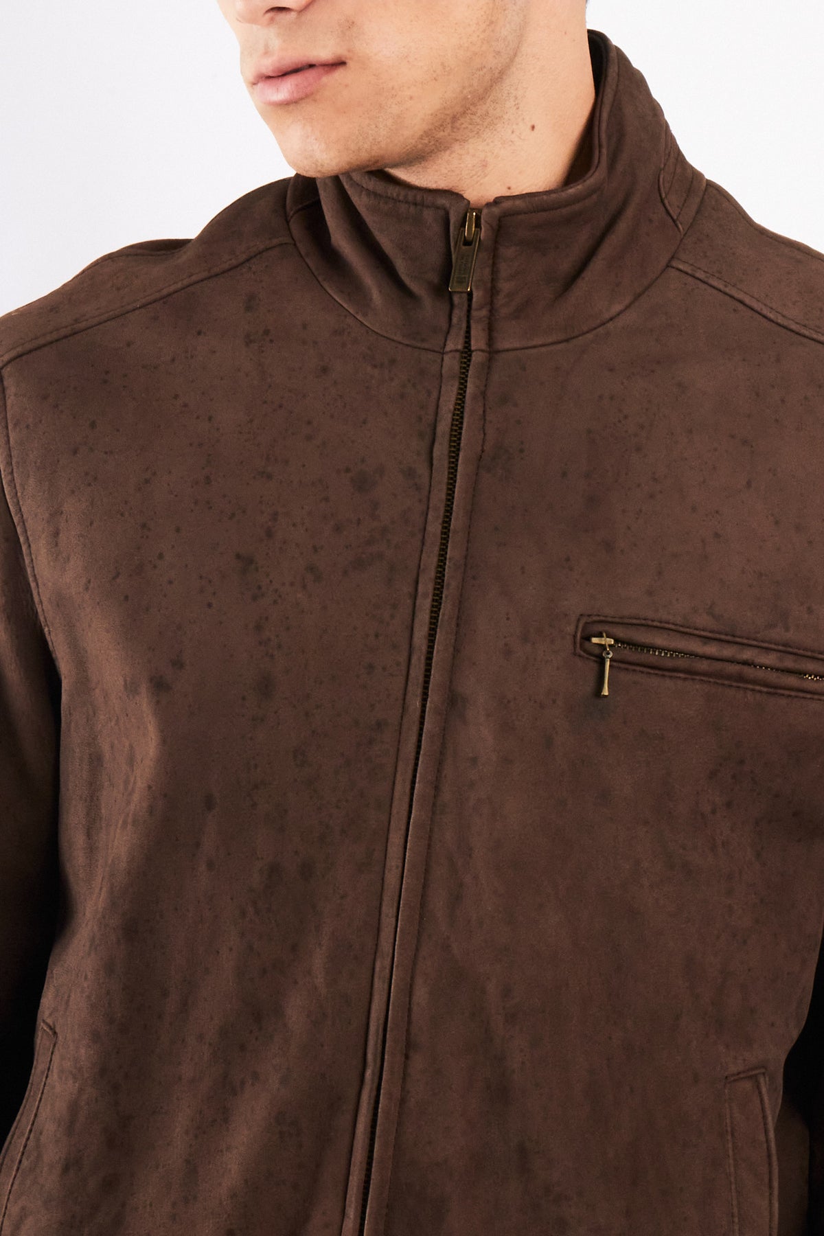 2000 Vintage Tommy Hilfiger Brown Bomber Jacket (M/L)